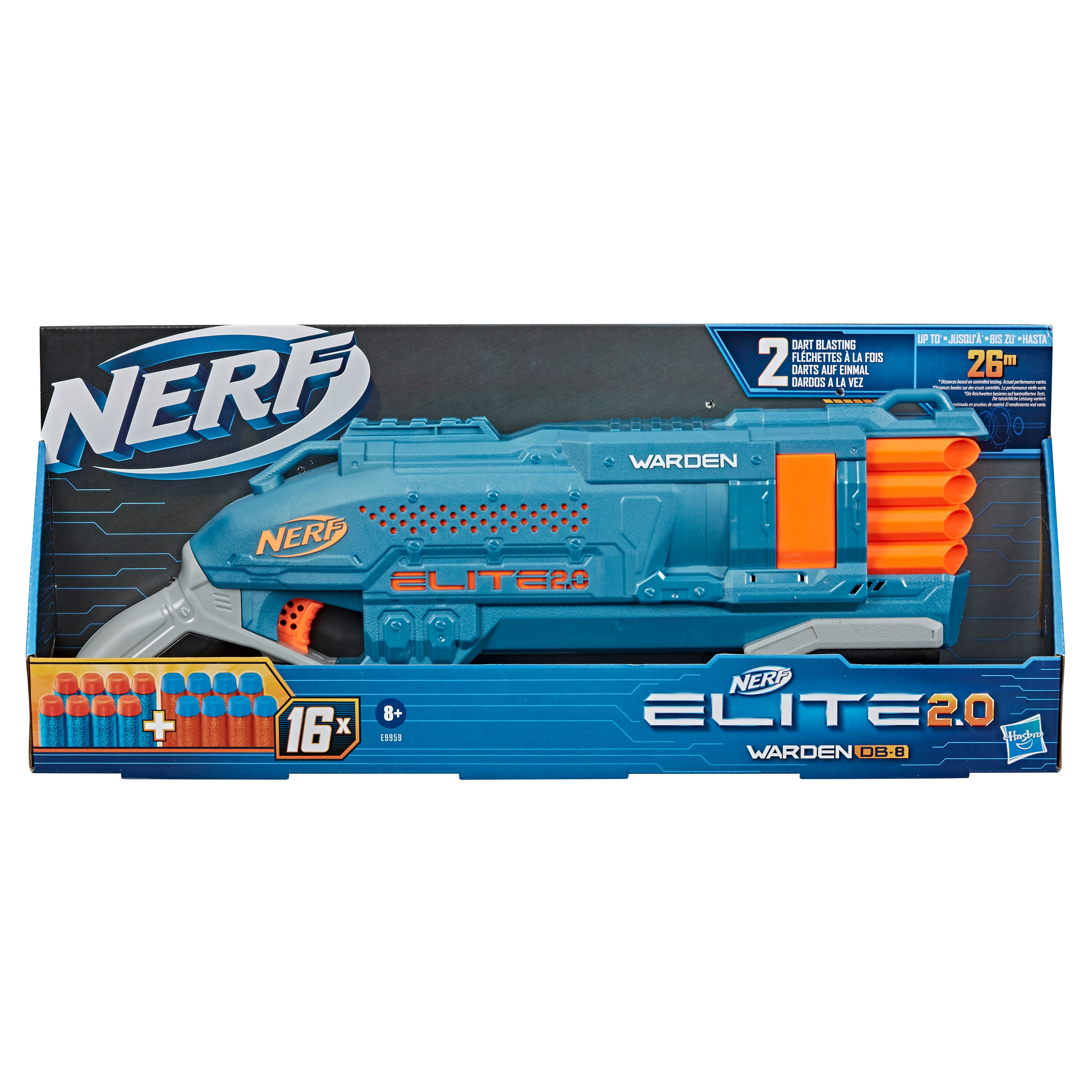 NERF Elite 2.0 E9959EU5 - Speelgoedwapen - blauw/oranje - vanaf 8 jaar