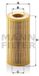 MANN-FILTER Oliefilter HU 719/8 y