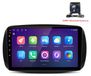 Smart Android autoradio met achteruitrijcamera voor Forfour Fortwo 453 (2015-2019) met CarPlay, Android Auto, GPS, 6+128GB, 4G LTE, WIFI, RDS, SWC, BT, DAB+ en 9-inch scherm