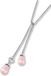 Orphelia Hanger + Ketting Cat Eye Pink ZH-4426
