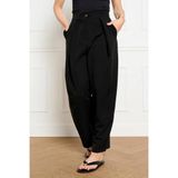 LOLALIZA barrel high waist broek zwart