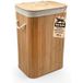 BigDean Wäschebox Bambus 72L