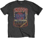 Rock Off Kiss - Destroyer Tour '78 Heren T-shirt - L - Grijs