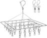 Bol Sokhanger avec clips - acier inoxydable - Argent