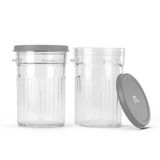 Nutribullet Accessoires voor Chill yoghurtmaker 2 potjes van 450 g Transparant