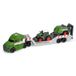 Dickie Toys - Fendt Micro Farm Truck Boerderijvoertuigen (32 cm), set van 3 speelgoedauto's (vrachtwagen met aanhanger, tractor en balenpers), speelgoed voor kinderen vanaf 3 jaar