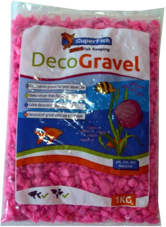 SuperFish Deco Grind Neon Rose 1 kg