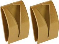 EAVY Zelfklevend Handdoekhaakje 2 stuks - Goud - RVS