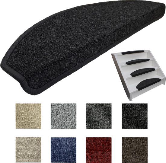 Trapmatten 15x Lima antraciet 56x17x3,5cm