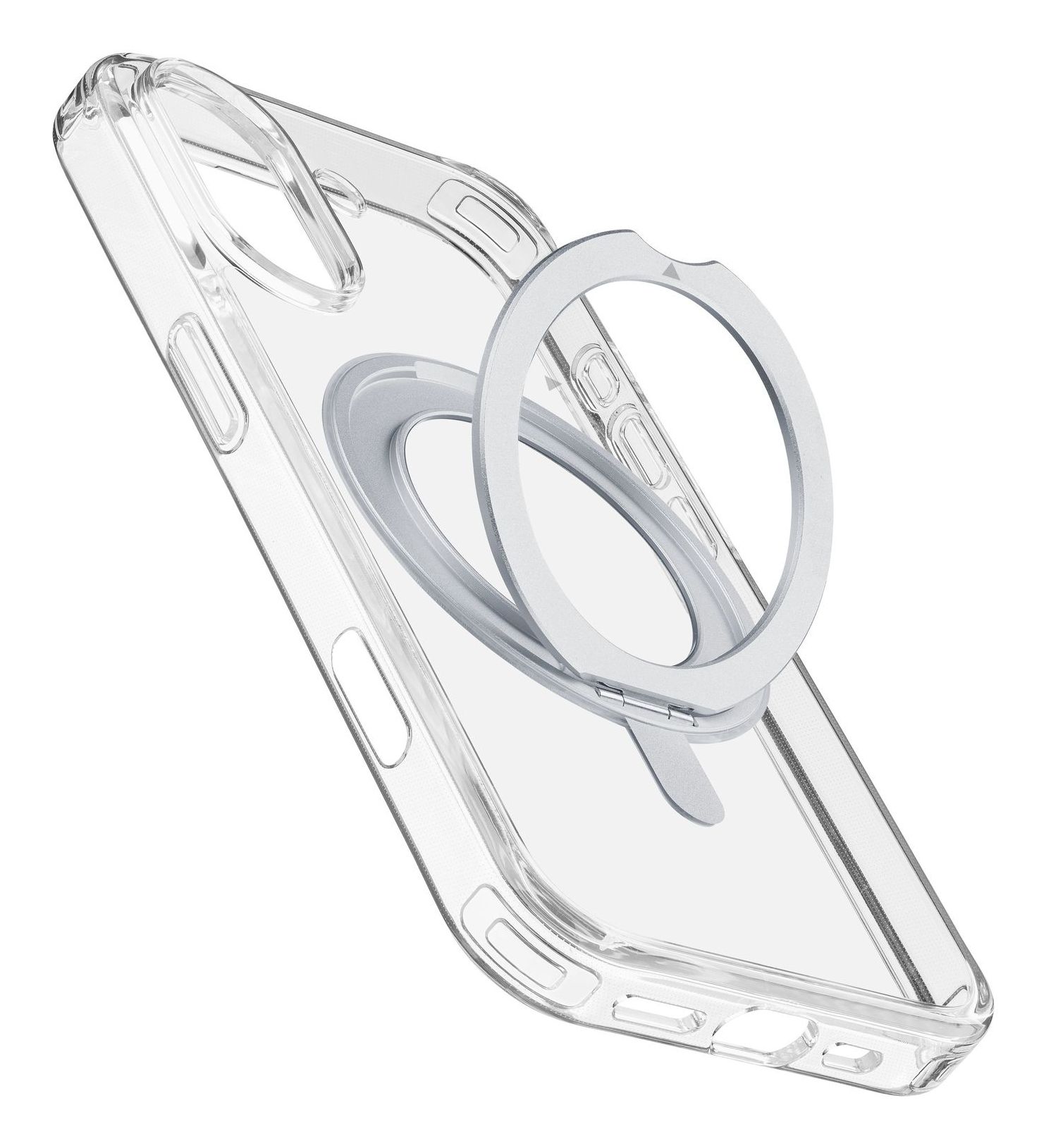 Cellularline SPINMAGIPH16T - Back Cover - Apple iPhone 16 - Transparant