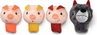 Lilliputiens Vingerpopjes - De wolf en de 3 biggetjes