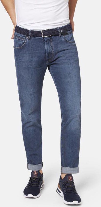 Bugatti Flexcity Jeans - Tapered Fit - Heren - maat 33/34 - blauw