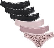 Sloggi Slip GO Crush Mini C6P Set van 6 Zwart/roze