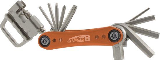Super B Multitool TB-FD40 - 17 Functies - RVS - Oranje