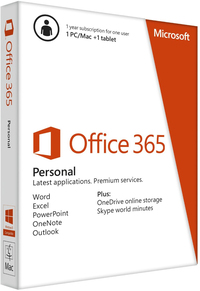 Microsoft Office 365 Personal - Kantoorsuite - Nederlands - 1 jaar