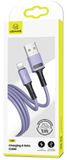 USAMS U52 Serie - Lightning Kabel - 1m - Purper