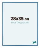 yd. Cadre photo 28x35 cm Aluminium Acier Bleu