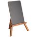 APS 71531 mini-ezel, 2-delig, standaard van acaciahout, 19,5 x 15 x 24 cm