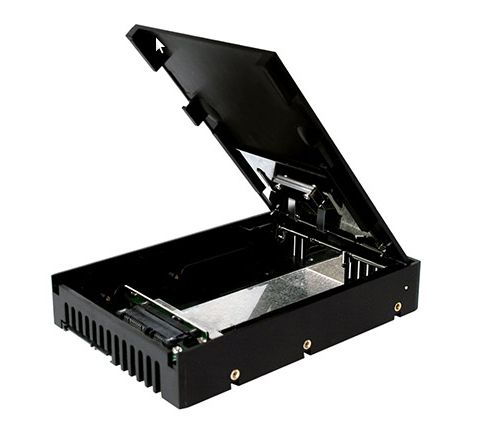 Icy Dock MB882SP1S1B - Drive bay panelen - Zwart