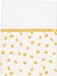Briljant Baby - Wieg Laken Flocks - Geel - 75x100