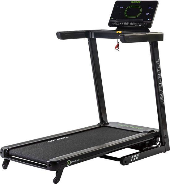 Tunturi T20 Loopband - Opvouwbaar met Bluetooth - 47 Programma's - 12% Helling - 16 km/u