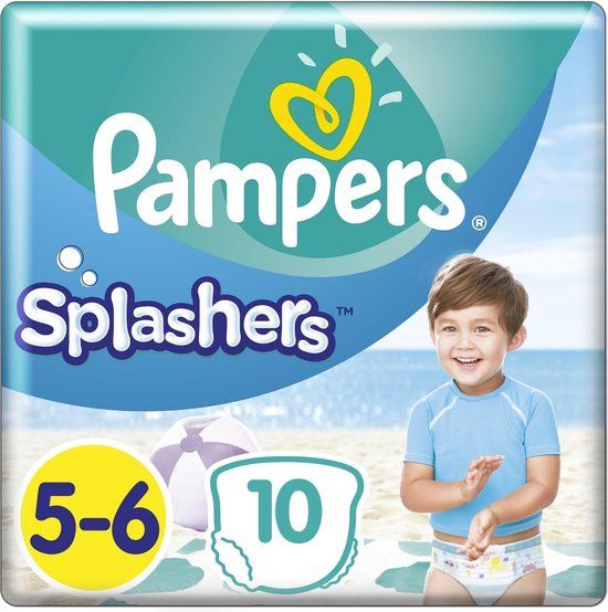 Pampers Splashers Zwemluiers - Maat 5-6 (14+ kg) - 10 stuks