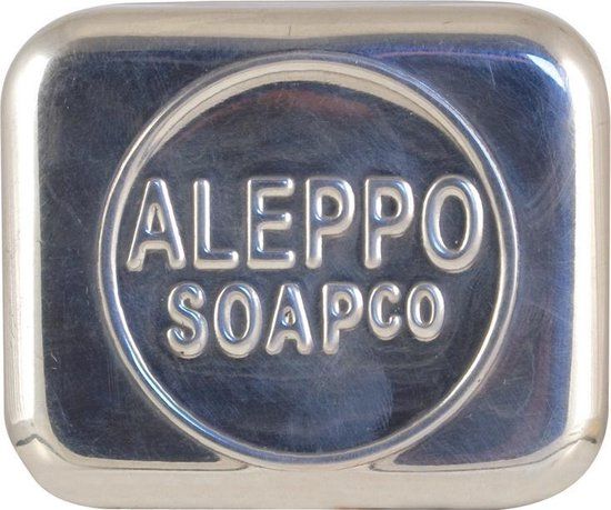 Aleppo Soap Co Zeep bewaarblik Aluminium - Zilver