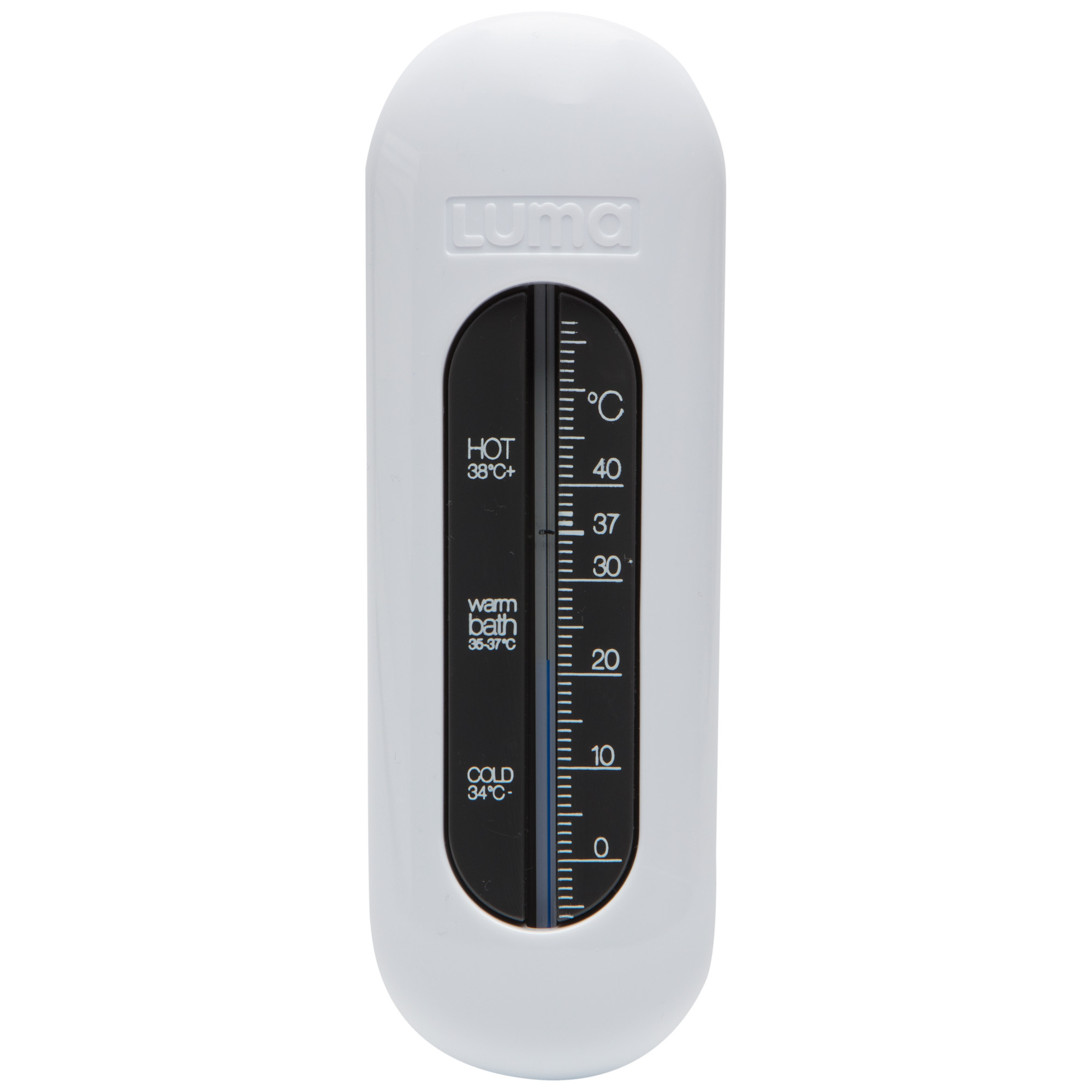 LUMA ® Babycare Badthermometer Design: Snow White - Wit wit