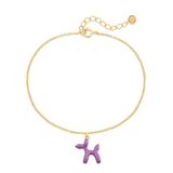 Glanzstücke München Armband 925 zilver geel goud anker schakelarmband dieren hanger 17 cm