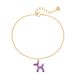 Glanzstücke München Armband 925 zilver geel goud anker schakelarmband dieren hanger 17 cm