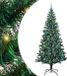 vidaXL - Kunststof - Voorverlichte - Kerstboom - Groen - 240 cm