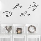 Merkloos Asir - Wanddecoratie - Zwart - 30 x 16,5 cm