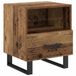 vidaXL Nachtkastje Oudhout 40 x 35 x 47,5 cm Bewerkt hout
