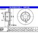 ATE Lot De 2 Disques De Frein 24.0328-0129.1 Nissan 40206-00qad 44 03 038