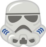 CERDÁ LIFE'S LITTLE MOMENTS Star Wars Hondenspeelgoed Grijs Latex 7 x 7 x 7 cm