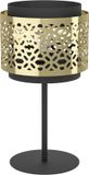 EGLO Sandbach Tafellamp - E27 - 45 cm - Zwart|Goud - Staal - Japandi