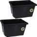 Storage Solutions Boîtes de rangement - 5x pièces - plastique - 20 litres - 42 x 33 x 23 cm