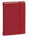 Quo Vadis Silk CARNET 24 gelinieerd met elastiek 16 x 24 cm - Bordeaux
