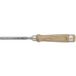 Högert Burin plat DIN 5139 avec manche en bois, 8 mm