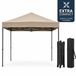 Muntel Partytent - 300x300x285cm - Hoogte Verstelbaar - Polyester - Aluminium - Khaki