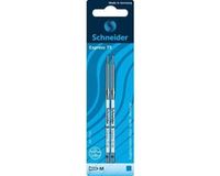 Schneider balpenvulling - Express 75 - penpunt M - blauw - blister a 2 stuks