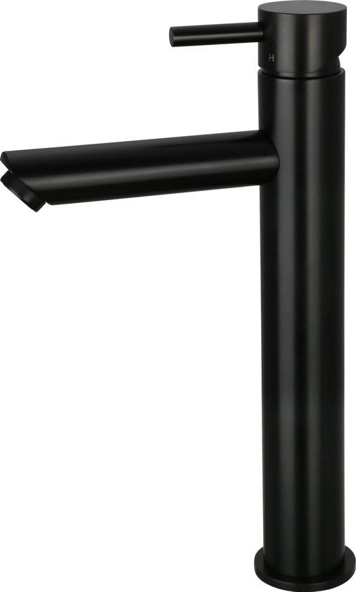 Sani Royal Lucera - Hoge Wastafelkraan - Mat Zwart