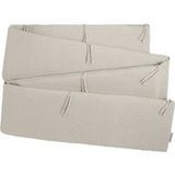 Baby's Only Boxbumper Grace - Boxomrander met visgraatmotief - Parkomranding - Warm Linen - 330x28 cm