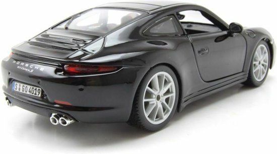 Bburago Porsche 911 Carrera S modelauto 1:24 - Zwart