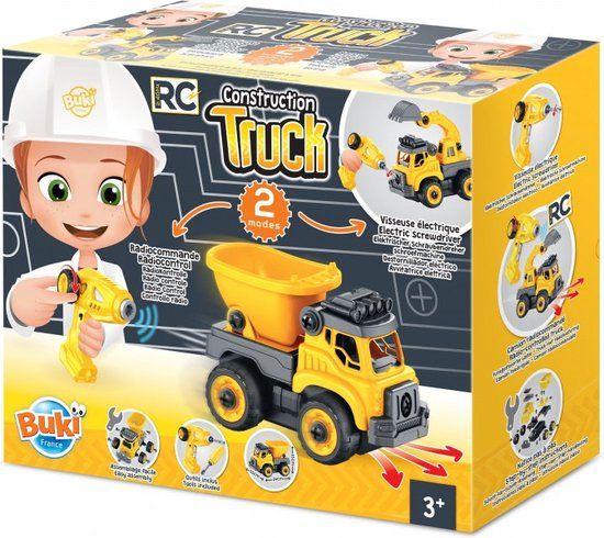 Buki France BUKI 9020 - Bestuurbare RC Vrachtwagen - Multi colour