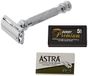 Parker-Astra-Derby Scheerapparaat en scheermesjes 99R - 1 pak van 3 stuks