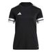 adidas dames Squadra25 Jersey Short Sleeve Shirt, black/white, XXL