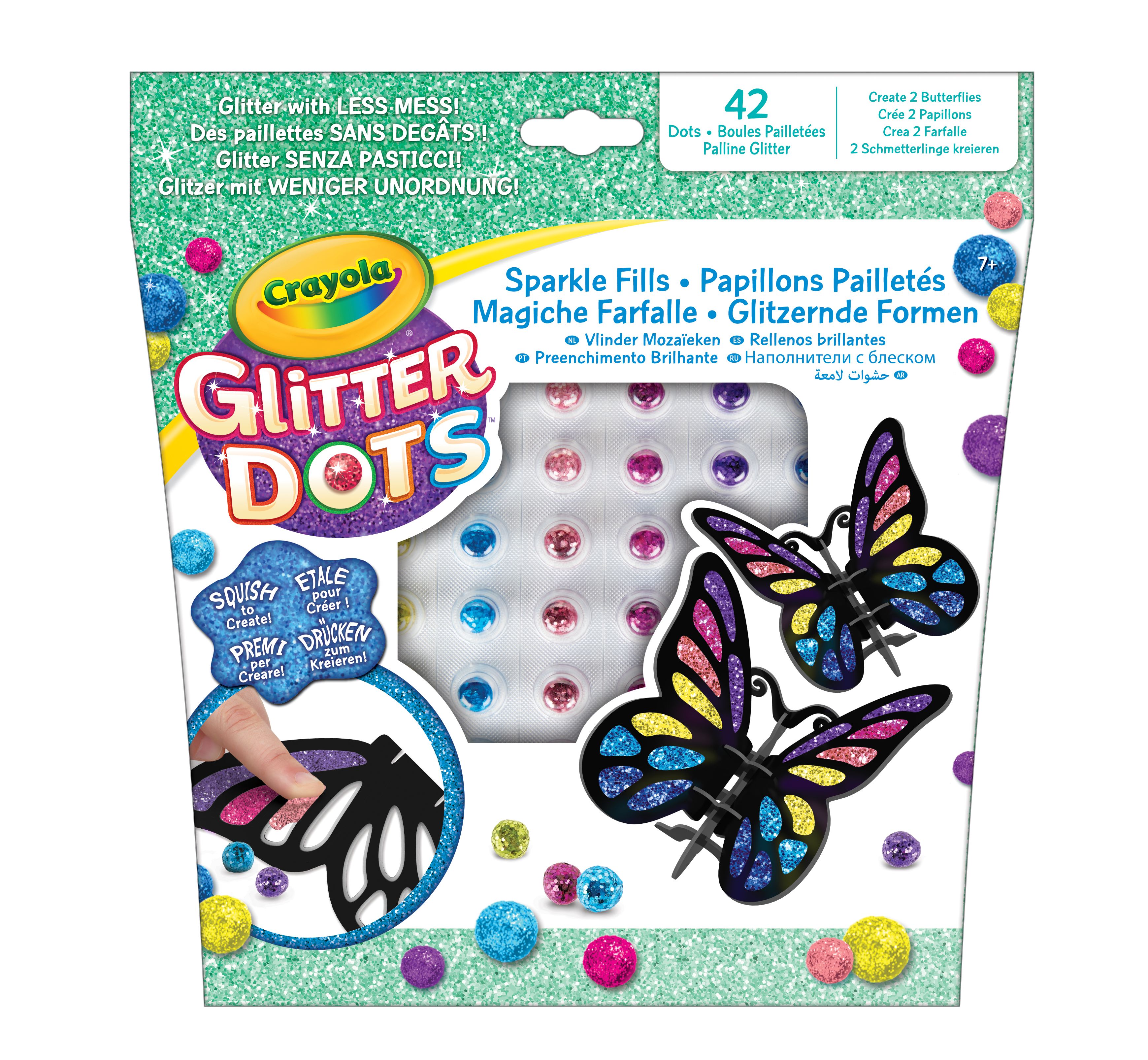 Crayola Glitter Dots - Bakkerij Sleutelhangers - 04-1083