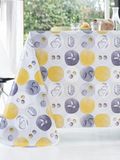 CALITEX Tafelzeil Peanut, bias-afwerking, rond, 140 cm