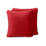 Amago - Kussensloop, set van 2, Kasjmier Gevoel, 50 x 50 cm - Rood